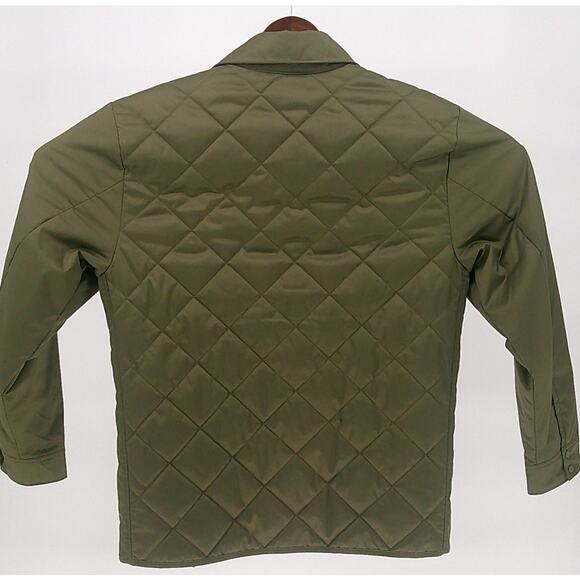 Nike Standard Fit Mens Olive Synthetic Fill Repel Golf Quilted Jacket Medium - Picture 3 of 9
